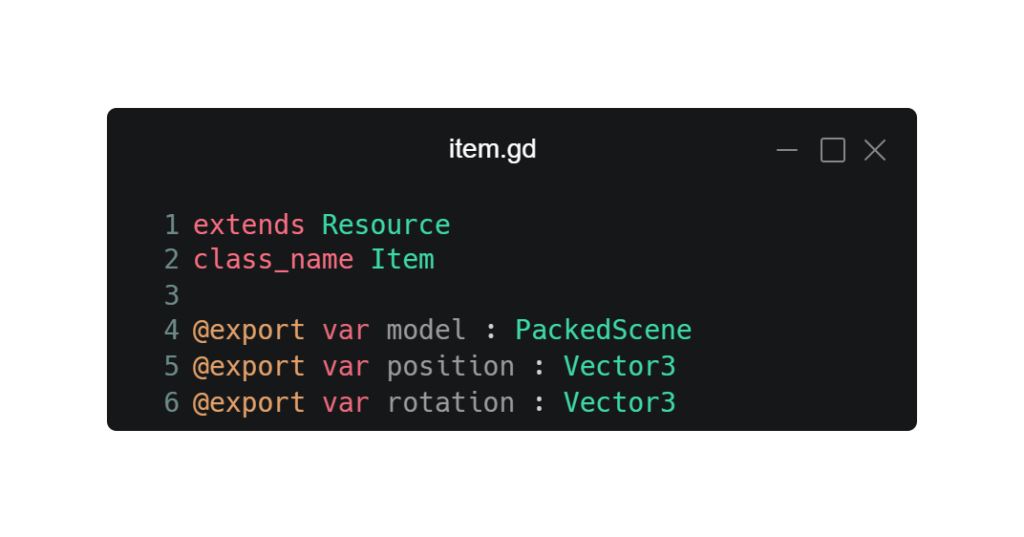 A Basic Item Custom Resource Script
